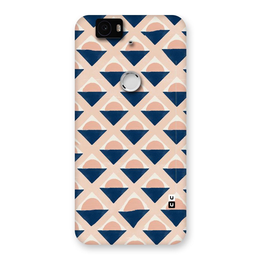 Diamond Circle Pattern Back Case for Google Nexus-6P