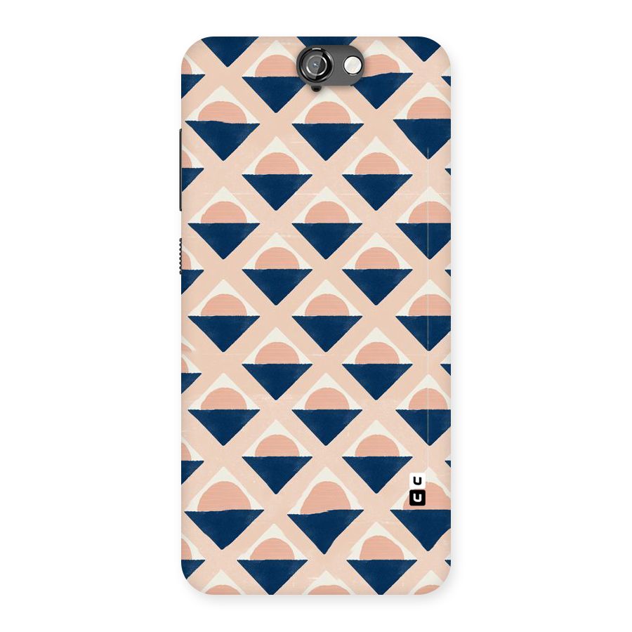 Diamond Circle Pattern Back Case for HTC One A9