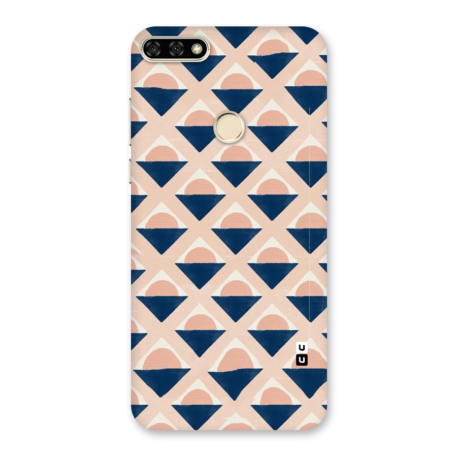 Diamond Circle Pattern Back Case for Honor 7A