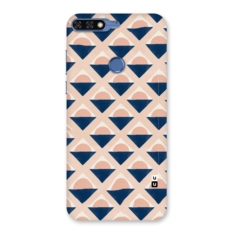 Diamond Circle Pattern Back Case for Honor 7C