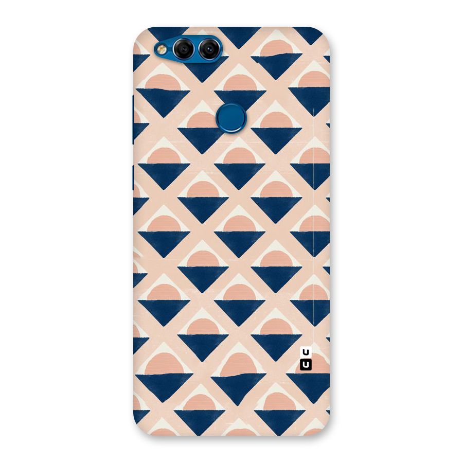 Diamond Circle Pattern Back Case for Honor 7X