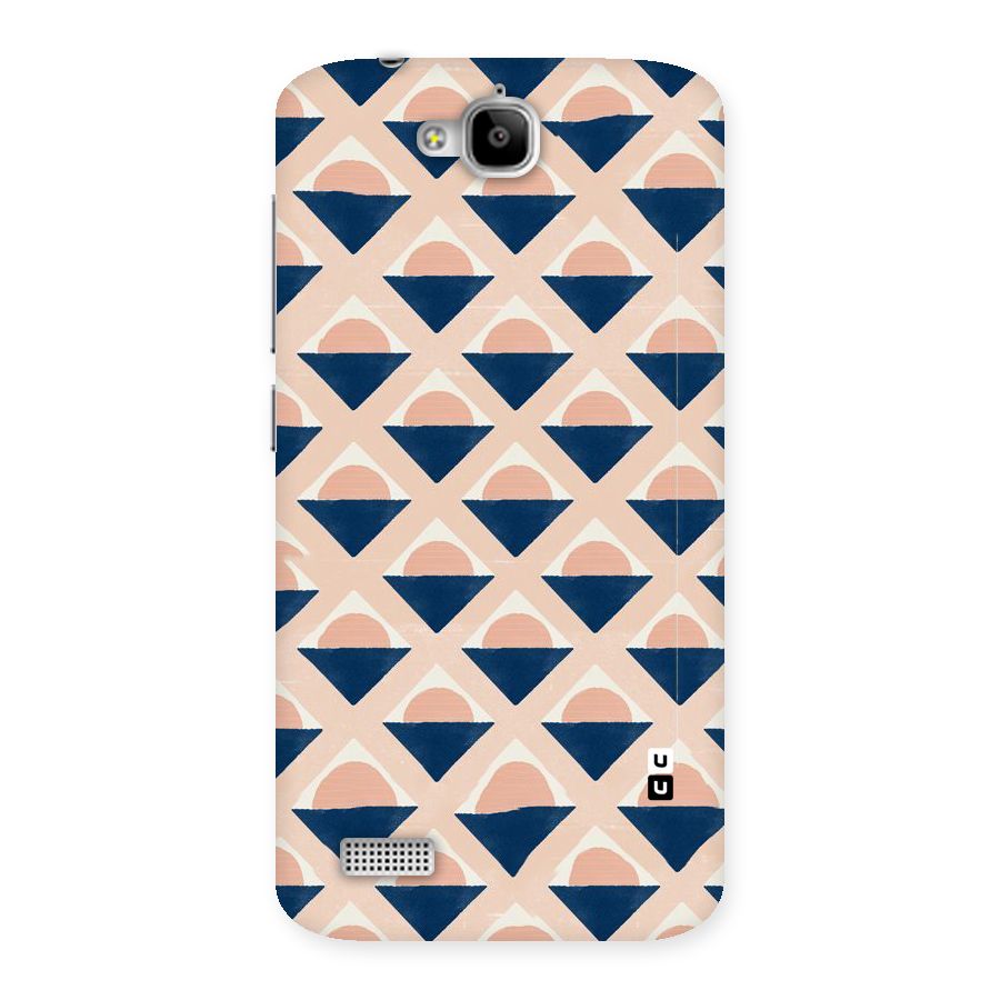 Diamond Circle Pattern Back Case for Honor Holly