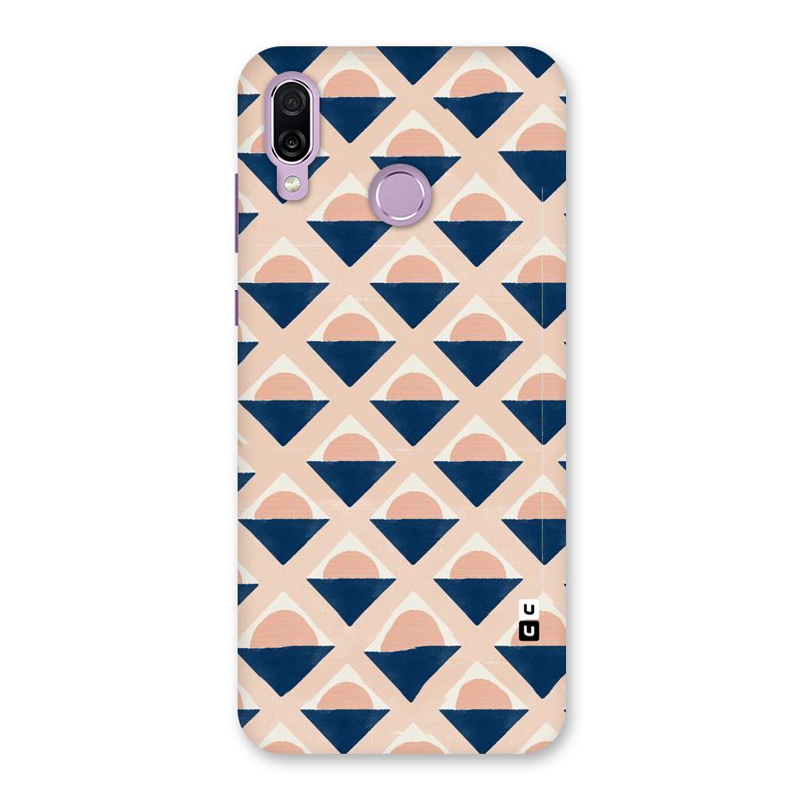 Diamond Circle Pattern Back Case for Honor Play
