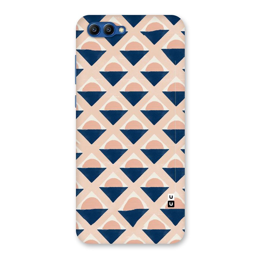 Diamond Circle Pattern Back Case for Honor View 10