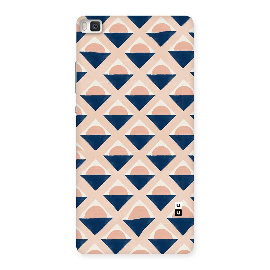 Diamond Circle Pattern Back Case for Huawei P8