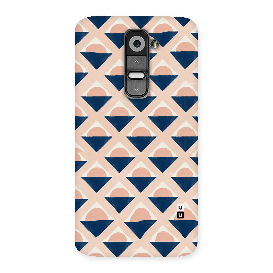 Diamond Circle Pattern Back Case for LG G2