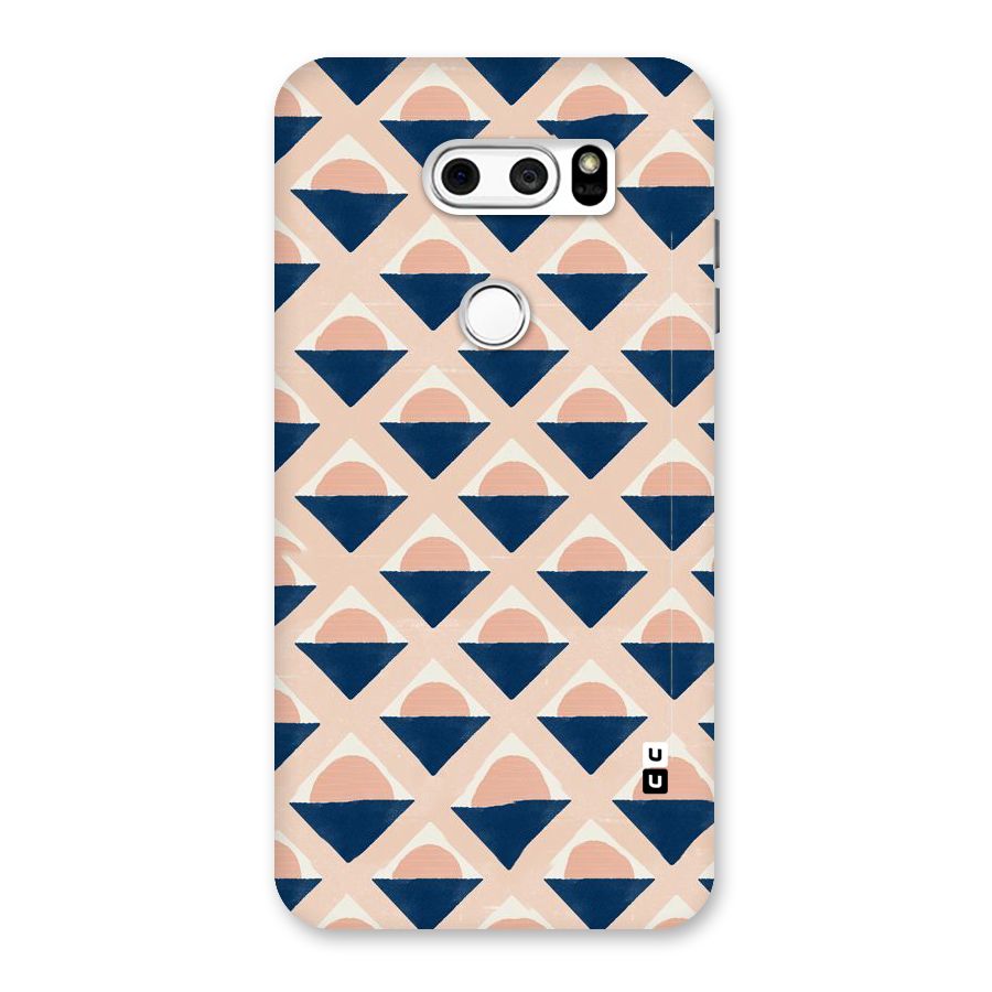 Diamond Circle Pattern Back Case for LG V30