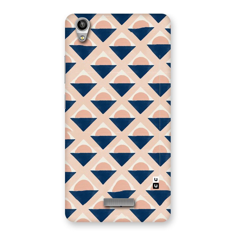 Diamond Circle Pattern Back Case for Lava-Pixel-V1