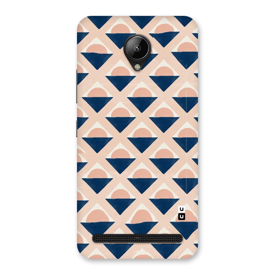 Diamond Circle Pattern Back Case for Lenovo C2