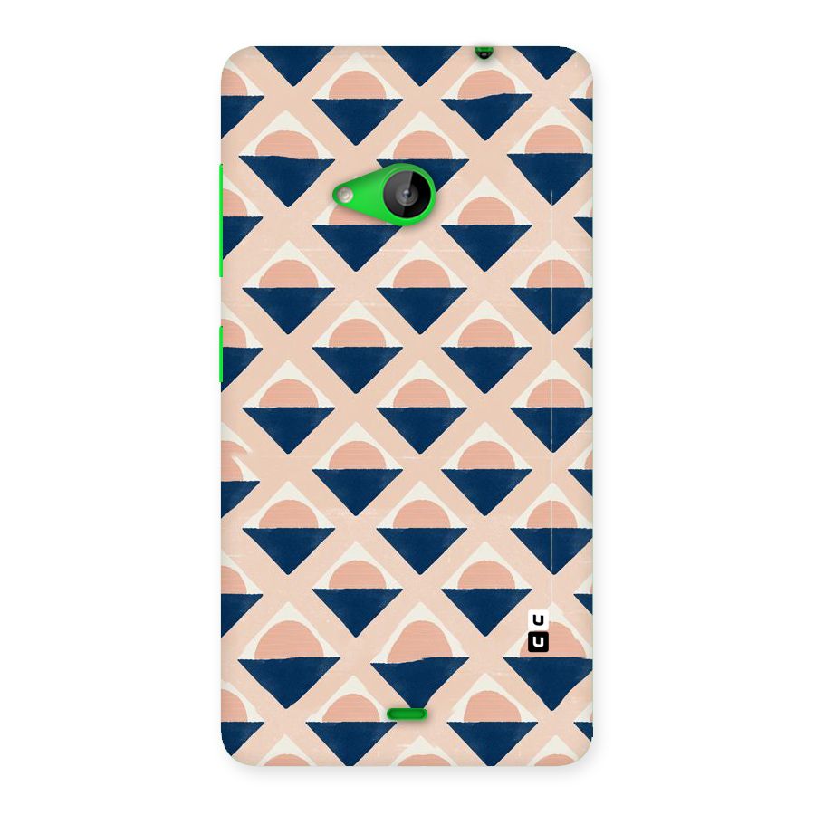 Diamond Circle Pattern Back Case for Lumia 535