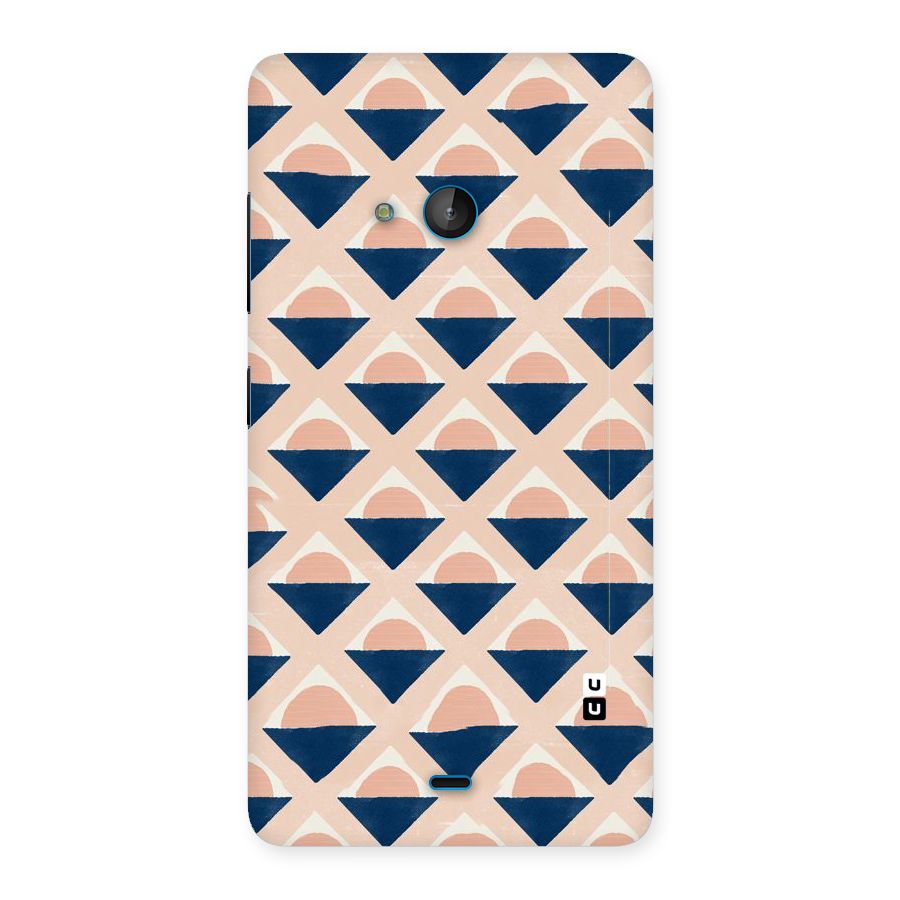 Diamond Circle Pattern Back Case for Lumia 540