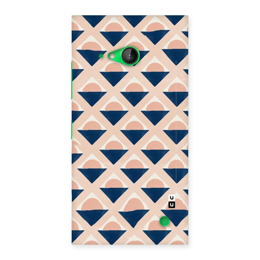 Diamond Circle Pattern Back Case for Lumia 730