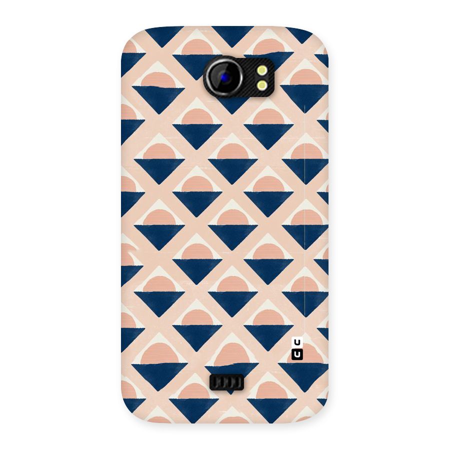 Diamond Circle Pattern Back Case for Micromax Canvas 2 A110