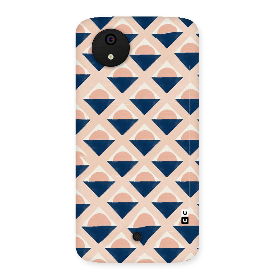Diamond Circle Pattern Back Case for Micromax Canvas A1