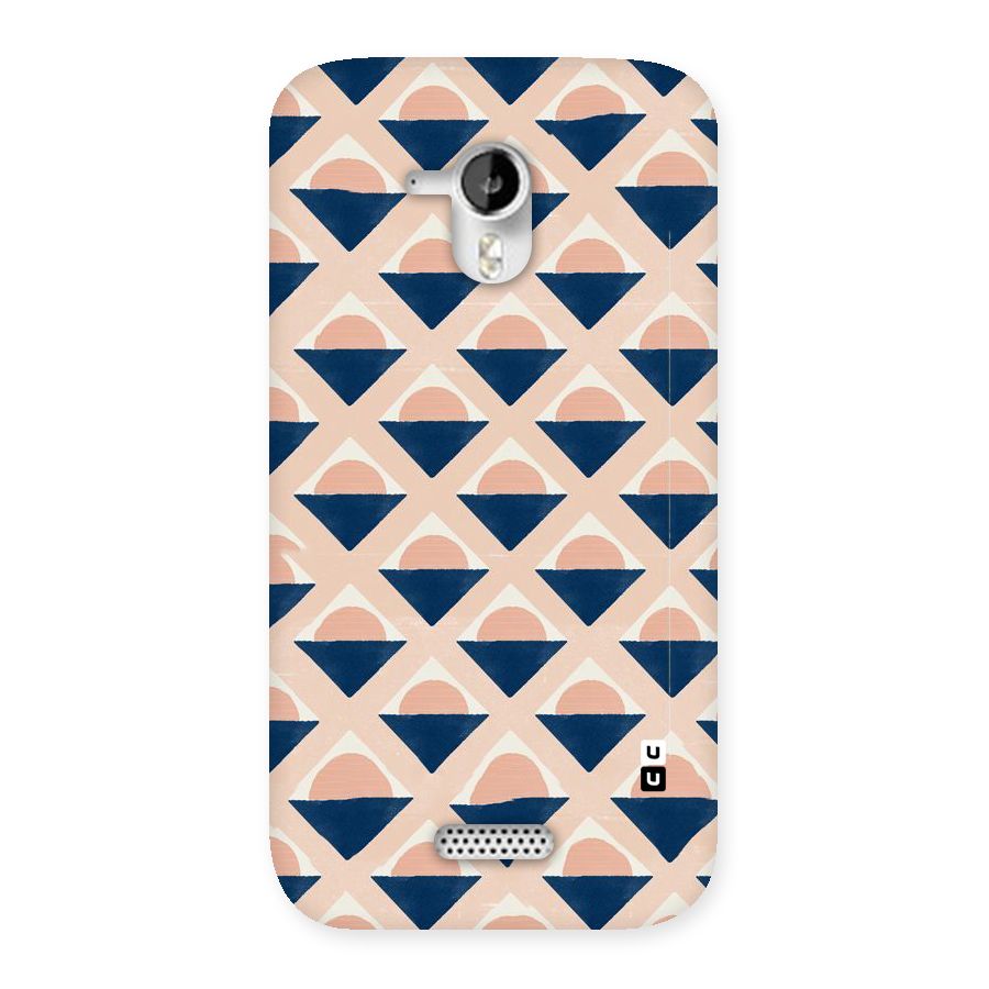 Diamond Circle Pattern Back Case for Micromax Canvas HD A116