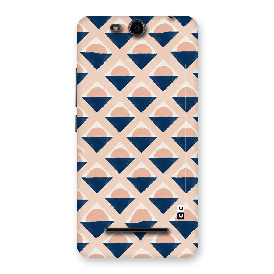Diamond Circle Pattern Back Case for Micromax Canvas Juice 3 Q392