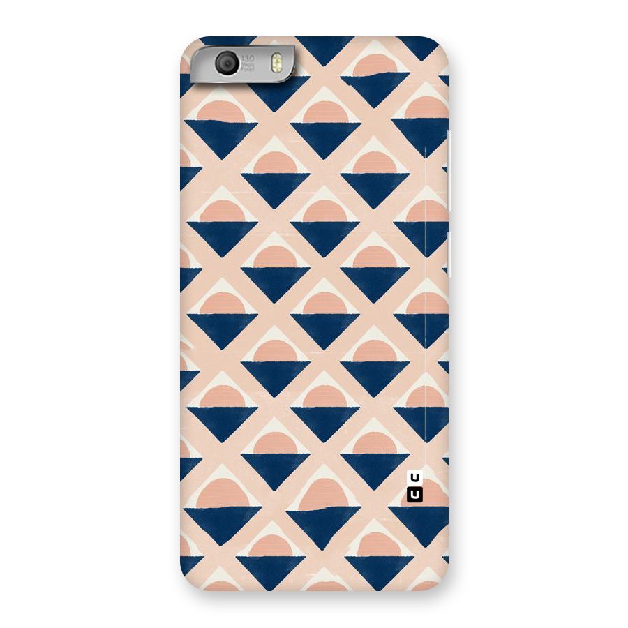 Diamond Circle Pattern Back Case for Micromax Canvas Knight 2