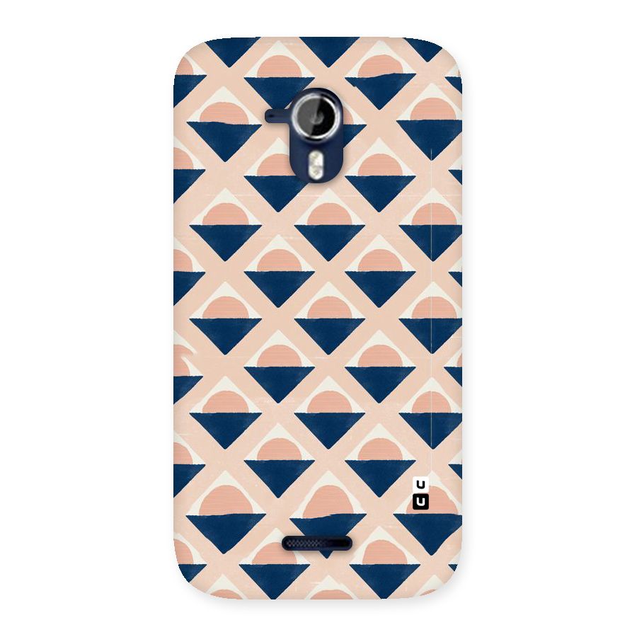 Diamond Circle Pattern Back Case for Micromax Canvas Magnus A117