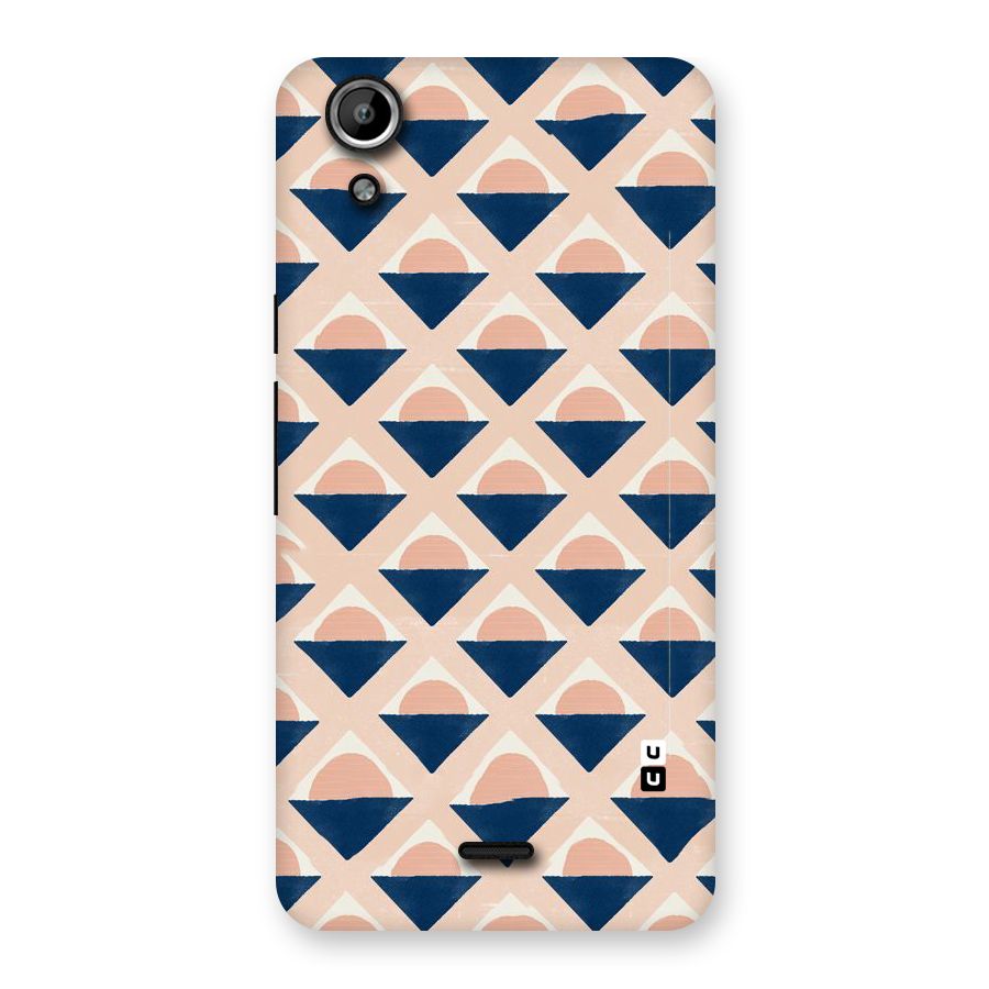 Diamond Circle Pattern Back Case for Micromax Canvas Selfie Lens Q345