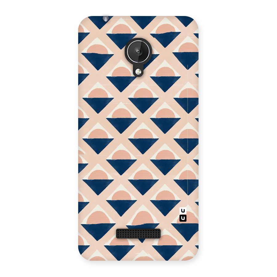 Diamond Circle Pattern Back Case for Micromax Canvas Spark Q380