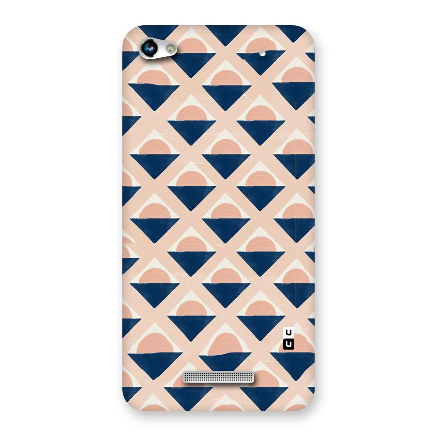 Diamond Circle Pattern Back Case for Micromax Hue 2
