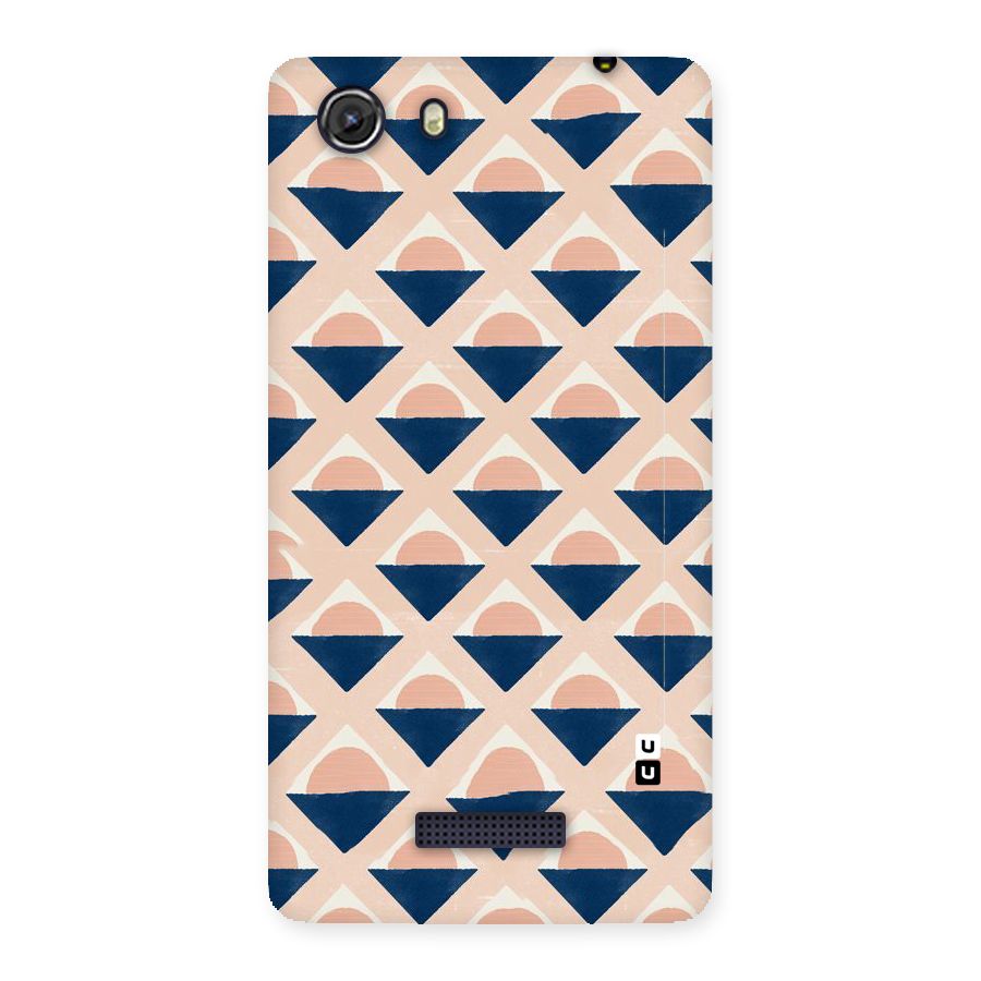 Diamond Circle Pattern Back Case for Micromax Unite 3