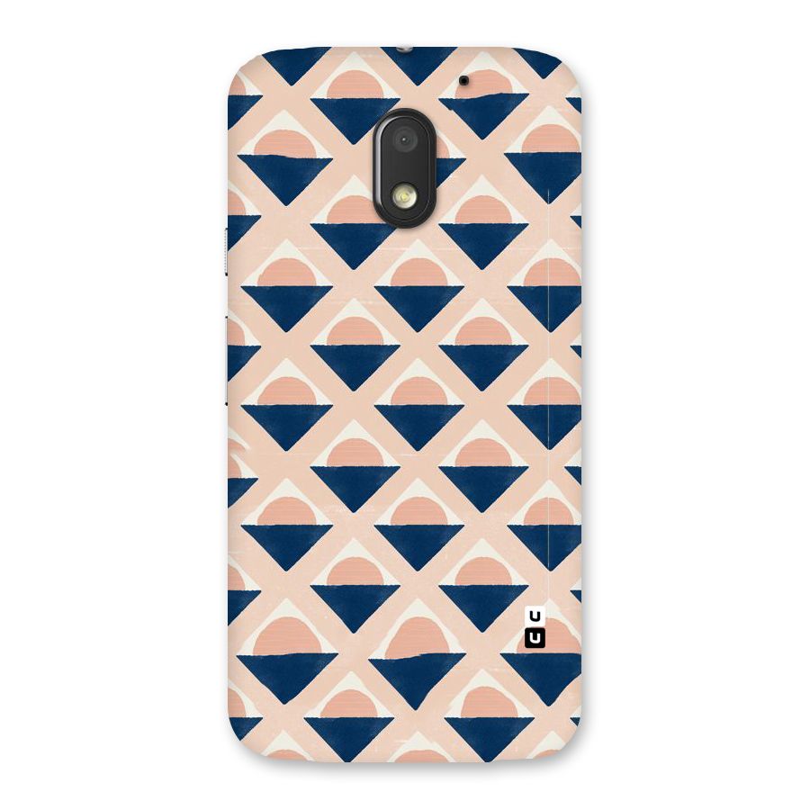 Diamond Circle Pattern Back Case for Moto E3 Power