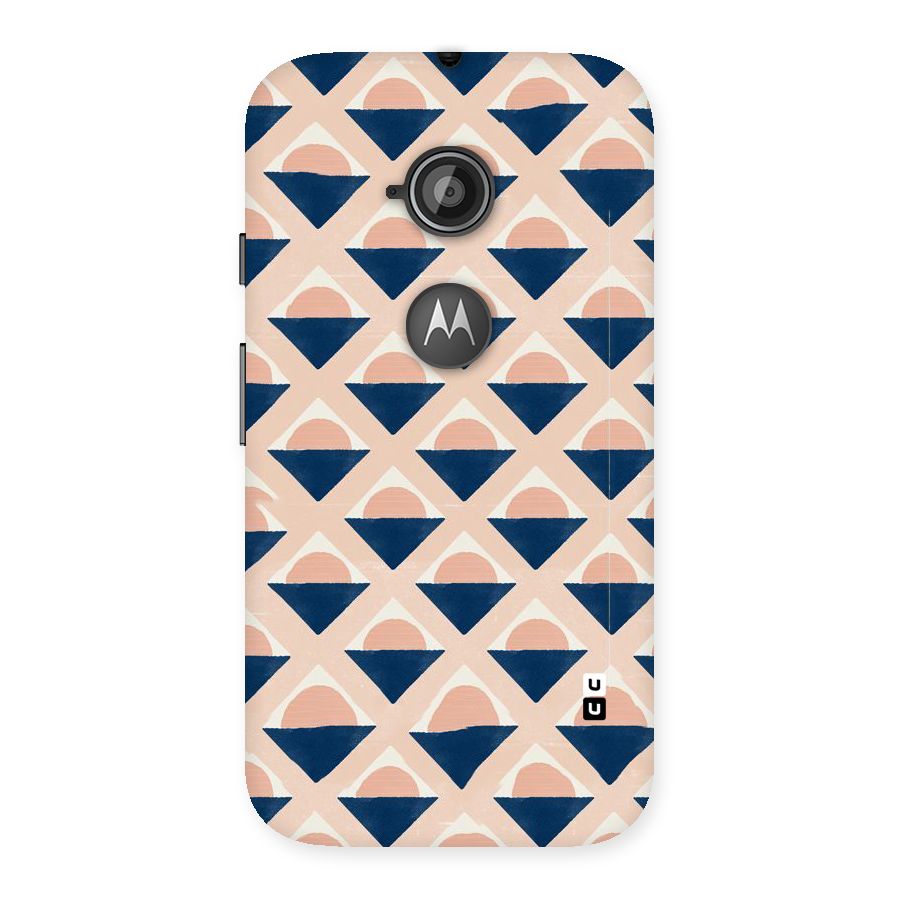 Diamond Circle Pattern Back Case for Moto E 2nd Gen