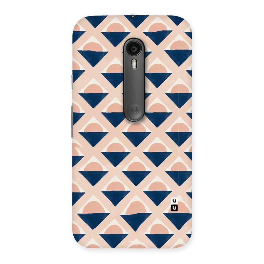 Diamond Circle Pattern Back Case for Moto G3