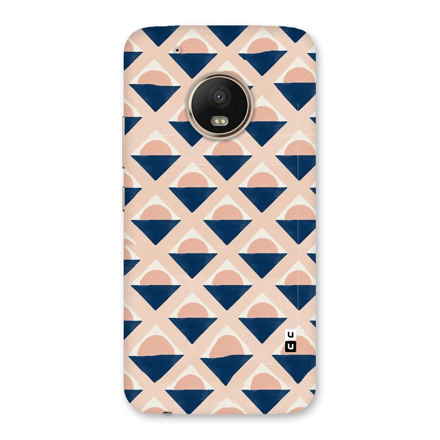 Diamond Circle Pattern Back Case for Moto G5 Plus