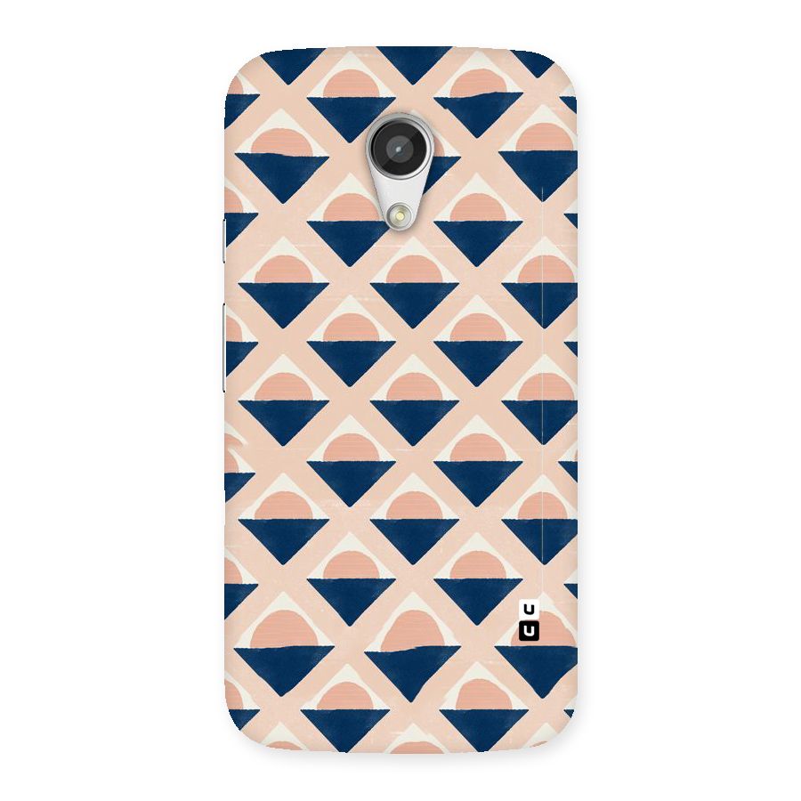 Diamond Circle Pattern Back Case for Moto G 2nd Gen