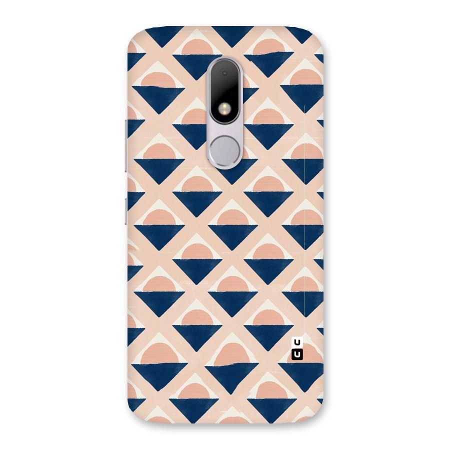 Diamond Circle Pattern Back Case for Moto M