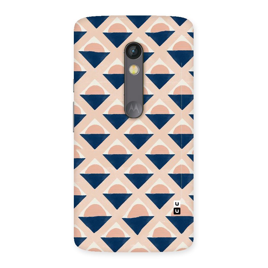 Diamond Circle Pattern Back Case for Moto X Play