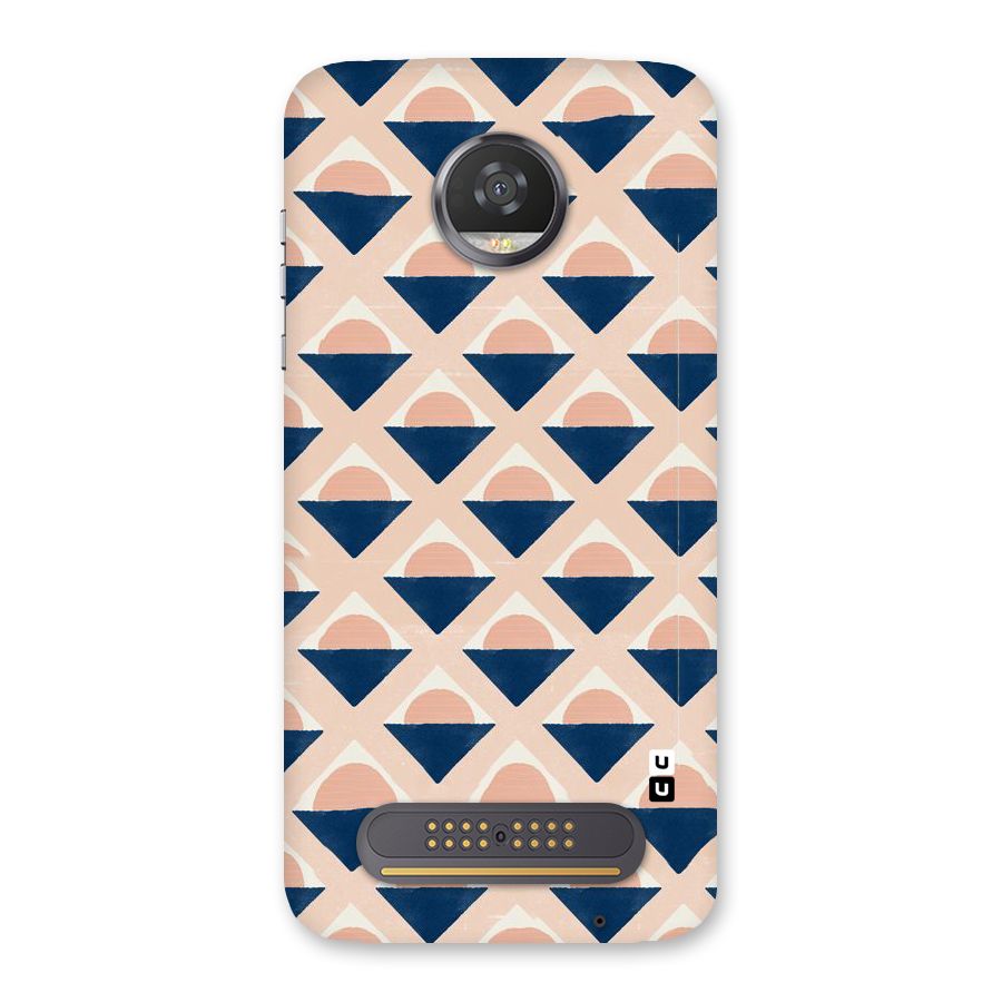 Diamond Circle Pattern Back Case for Moto Z2 Play