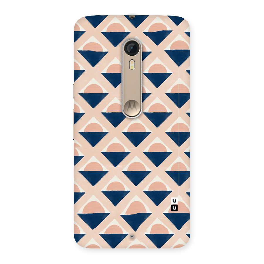 Diamond Circle Pattern Back Case for Motorola Moto X Style