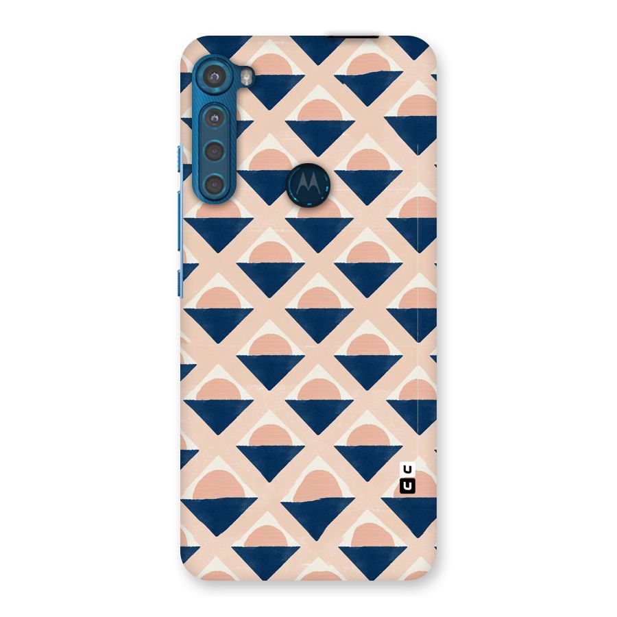 Diamond Circle Pattern Back Case for Motorola One Fusion Plus