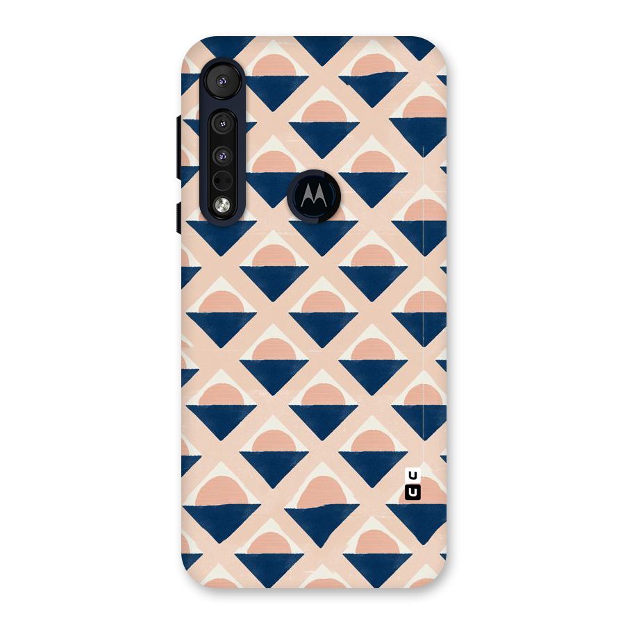 Diamond Circle Pattern Back Case for Motorola One Macro