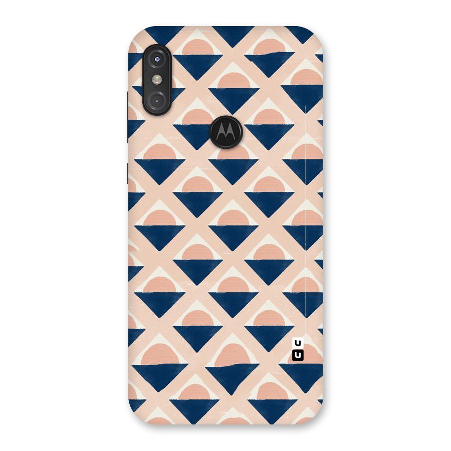Diamond Circle Pattern Back Case for Motorola One Power