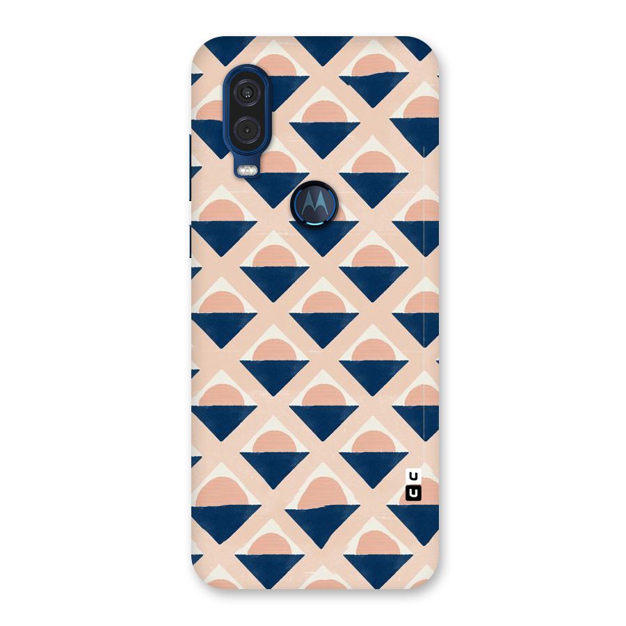 Diamond Circle Pattern Back Case for Motorola One Vision