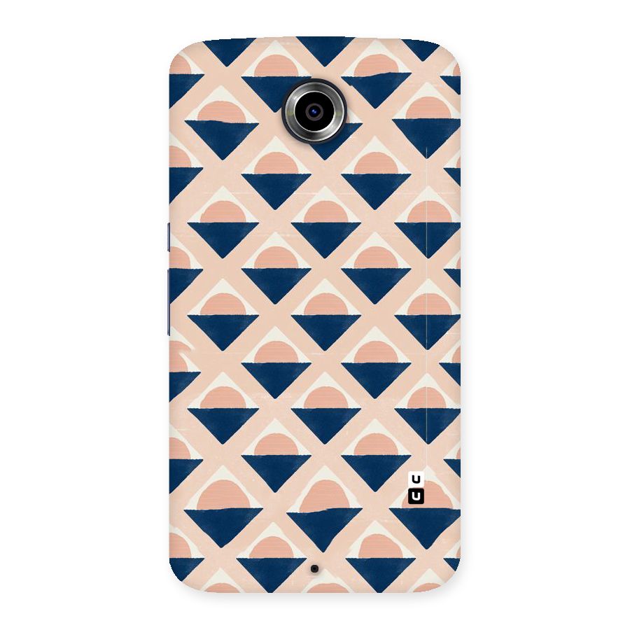 Diamond Circle Pattern Back Case for Nexsus 6