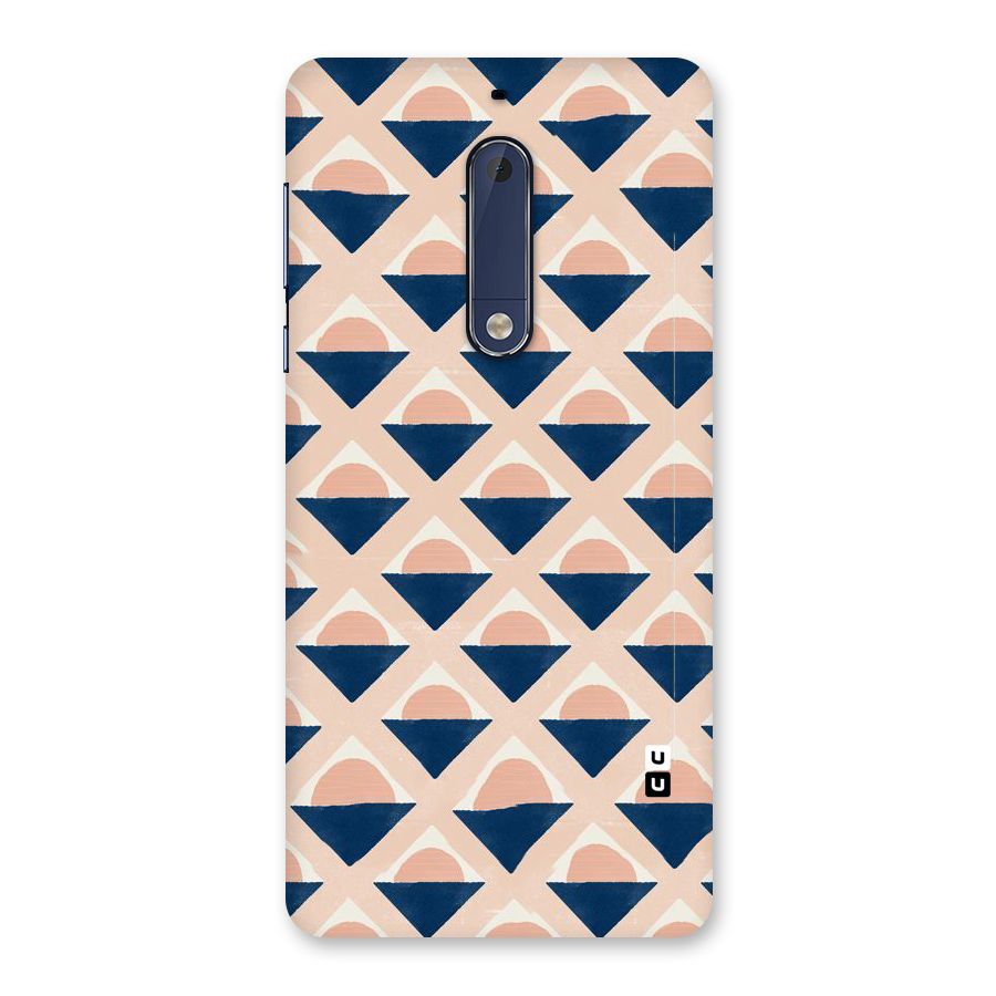 Diamond Circle Pattern Back Case for Nokia 5