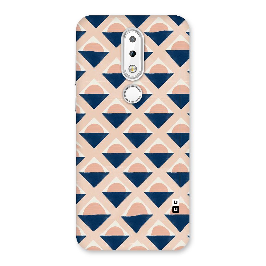 Diamond Circle Pattern Back Case for Nokia 6.1 Plus