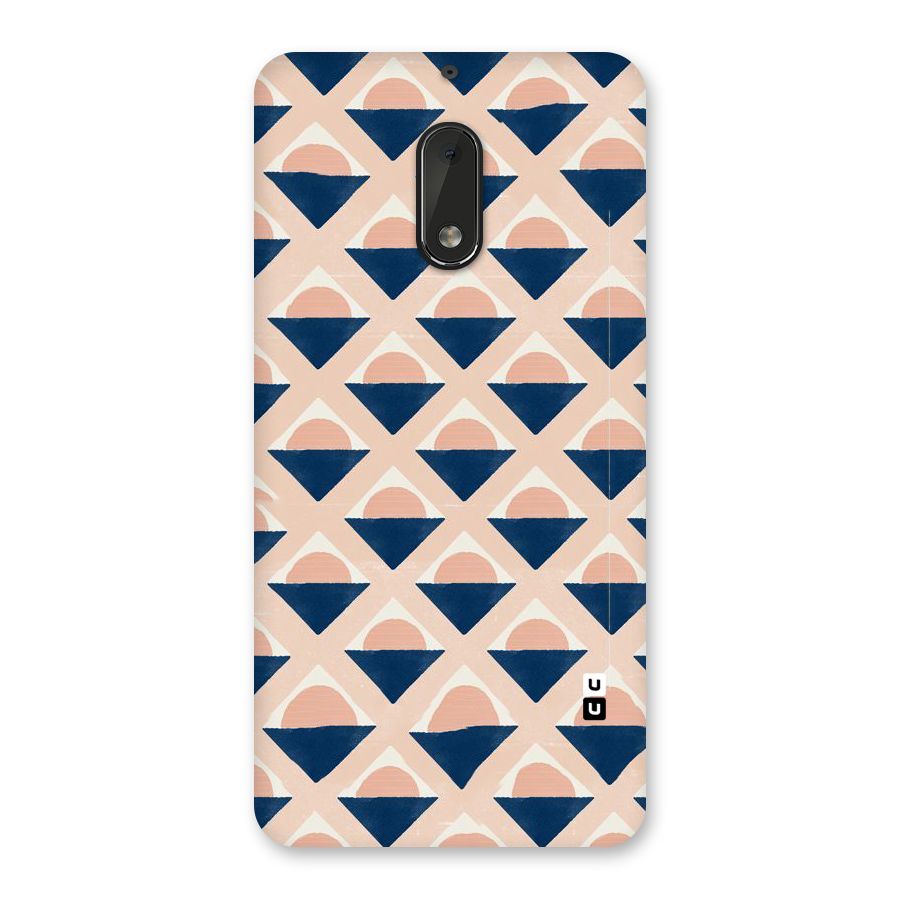 Diamond Circle Pattern Back Case for Nokia 6