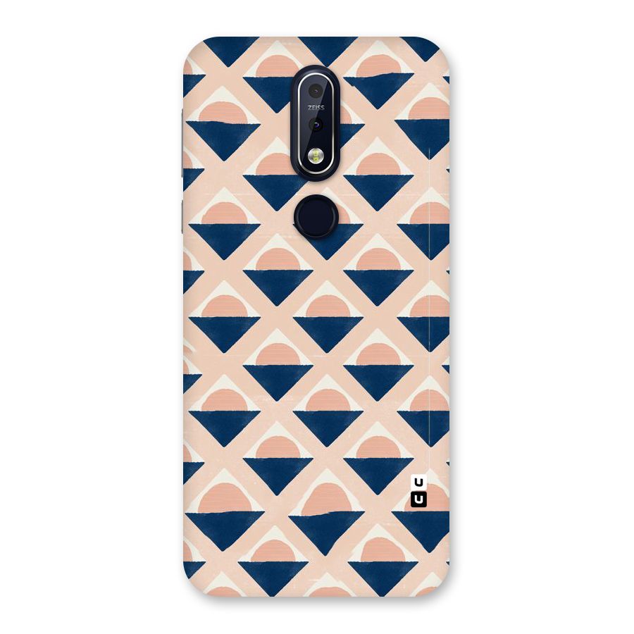 Diamond Circle Pattern Back Case for Nokia 7.1