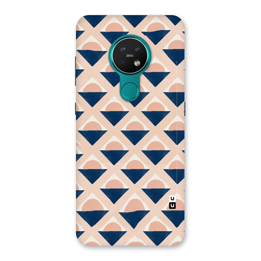 Diamond Circle Pattern Back Case for Nokia 7.2