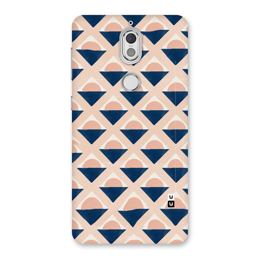 Diamond Circle Pattern Back Case for Nokia 7