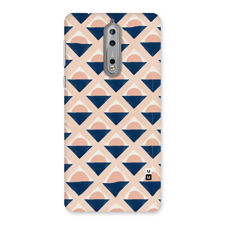 Diamond Circle Pattern Back Case for Nokia 8