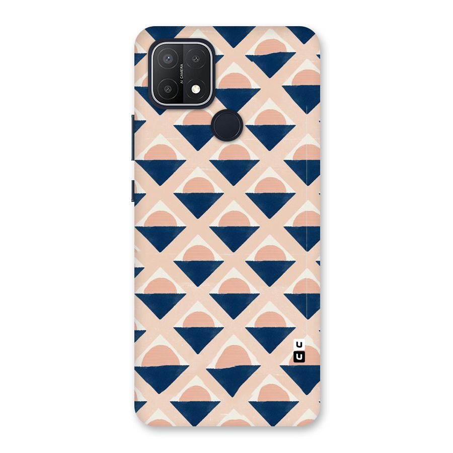 Diamond Circle Pattern Back Case for Oppo A15s