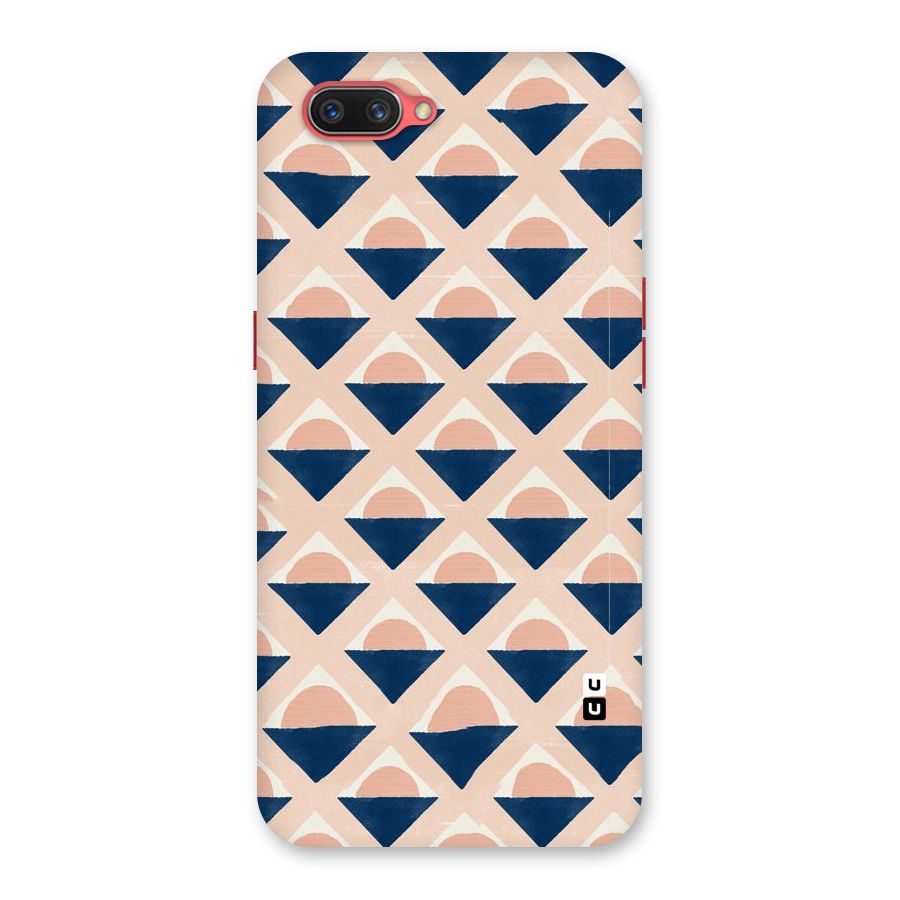 Diamond Circle Pattern Back Case for Oppo A3s