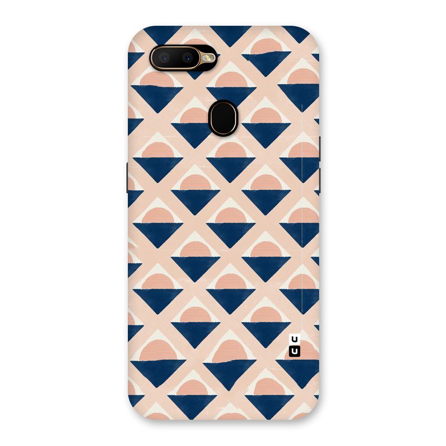 Diamond Circle Pattern Back Case for Oppo A5s